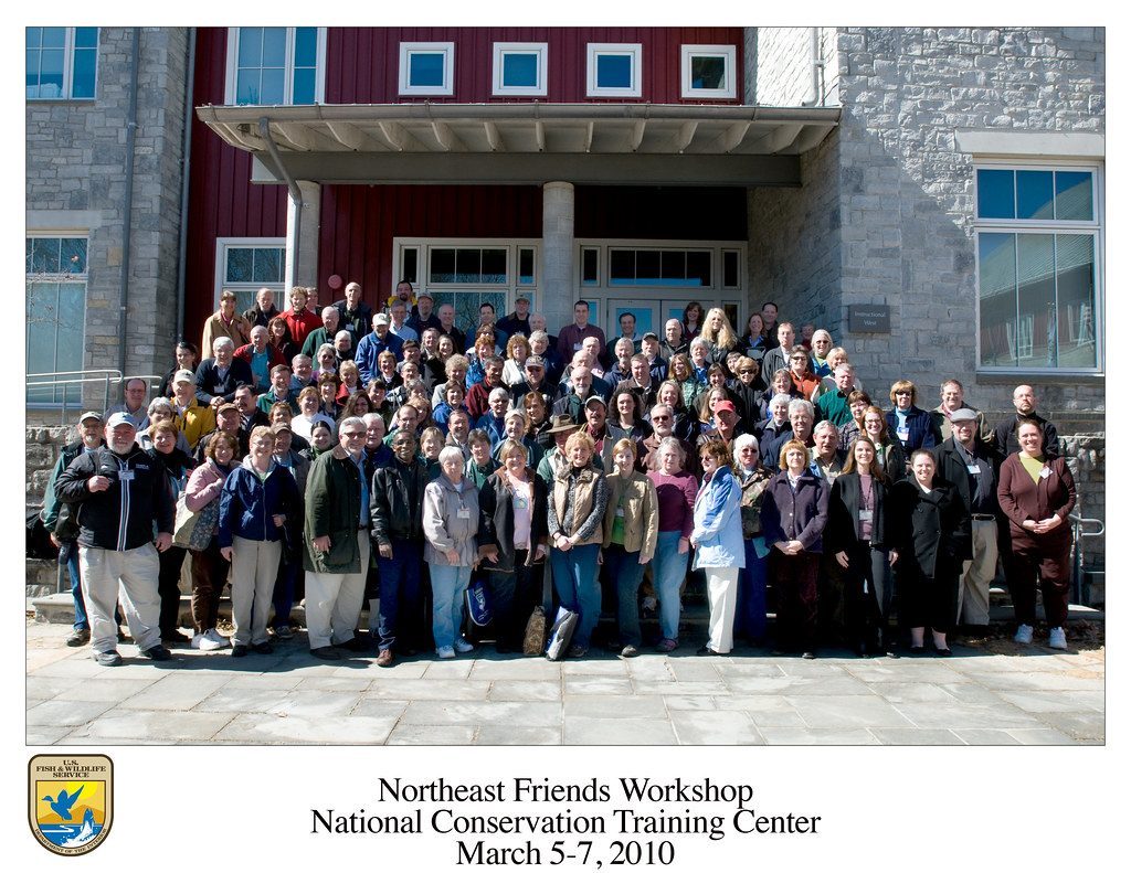 A large group photographed together at a training workshop